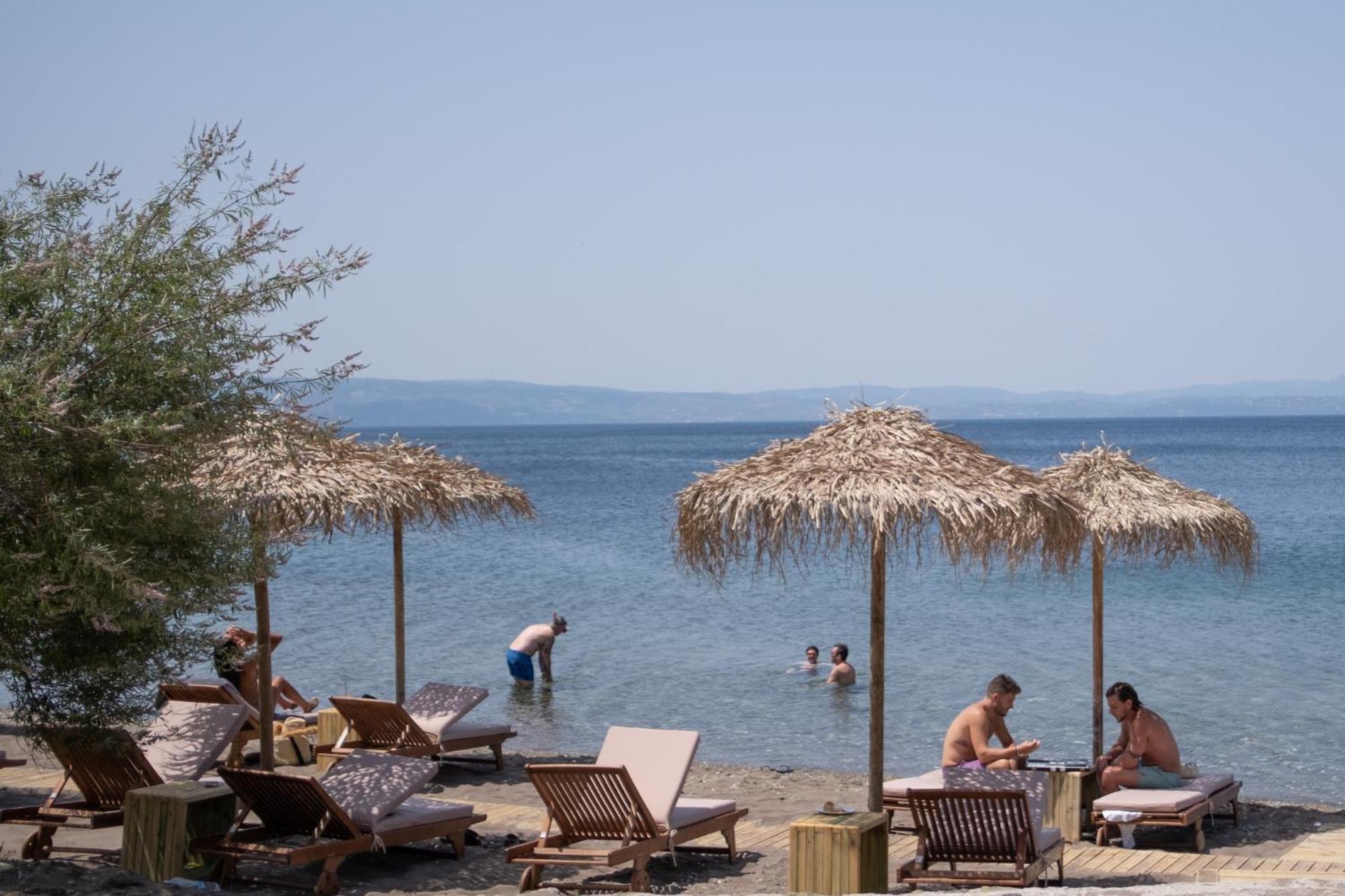 Kaminos Evia Hotel Límni Kültér fotó